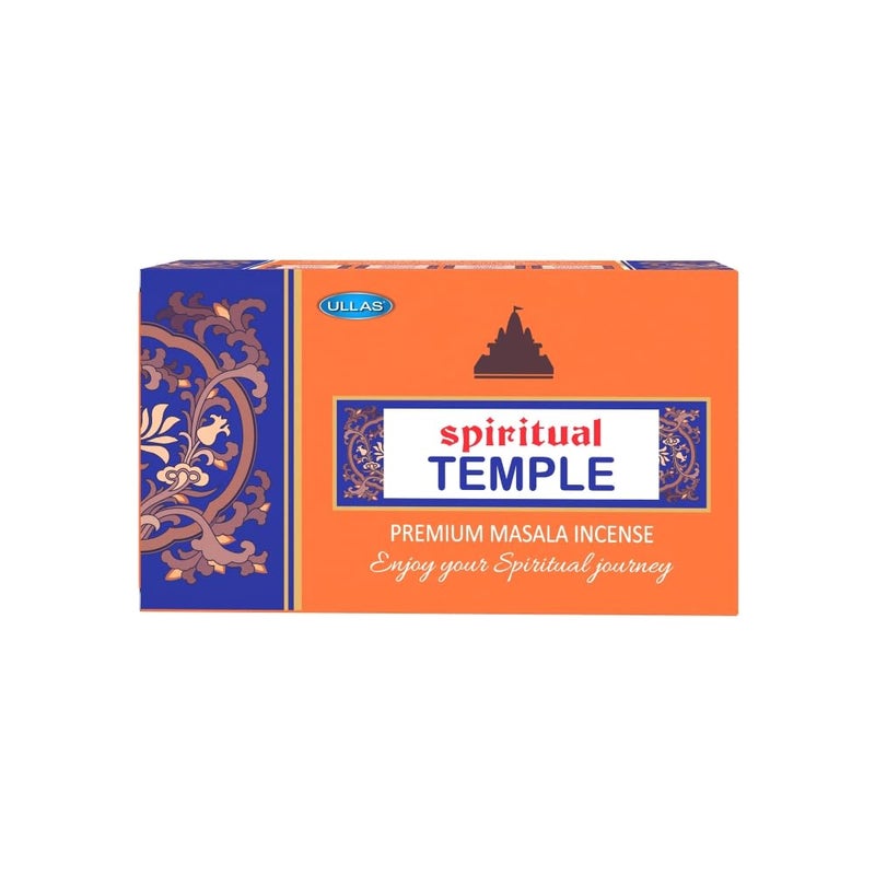 Ullas Spiritual Temple Agarbathi Premium Masala Incense Sticks with Woody Fragrance , 180 Incense Sticks - Image 2